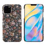 PC + Denim Texture Printing Protective Case For iPhone 11 Pro(Peony)