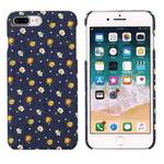 PC + Denim Texture Printing Protective Case For iPhone 8 Plus & 7 Plus(Yellow Flower)