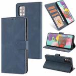 For Samsung Galaxy A51 Fantasy Classic Skin-feel Calfskin Texture Magnetic Buckle Horizontal Flip PU Leather Case with Holder & Card Slot & Wallet(Blue)