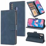 For Samsung Galaxy M30 / A40s Fantasy Classic Skin-feel Calfskin Texture Magnetic Buckle Horizontal Flip PU Leather Case with Holder & Card Slot & Wallet(Blue)