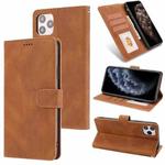 For iPhone 12 mini Fantasy Classic Skin-feel Calfskin Texture Magnetic Buckle Horizontal Flip PU Leather Case with Holder & Card Slot & Wallet (Brown)