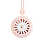 BD-F27 Three-speed Daisy Hanging Neck Fan (Pink)