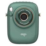 Aigo AGF-05 Portable Waist and Neck Hanging Small Fan with Light & Three-speed Wind Adjustment (Green)