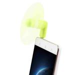Fashion USB 3.1 Type-C Port Mini Fan with Two Leaves, For Mobile Phone with OTG Function(Green)