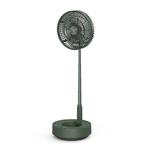 edon E908 Household Retractable Folding Remote Control Small Electric Fan, Basis Version (Green)