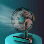 F702 Automatic Shaking Desktop Electric Fan with LED Display (Green)