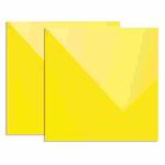 XTOOL KA020137000 2 PCS 3mm Glossy Translucent Acrylic Panel Engraving Machine Consumables, Size: 30x30cm(Yellow)