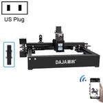 DAJA D3 10W 10000mW 23x28cm Engraving Area 360 Degrees Rotation Laser Engraver Carving Machine, US Plug