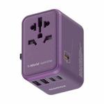 MOMAX 1-World UA8 PD 65W Fast Charger Power Adapter(Purple)