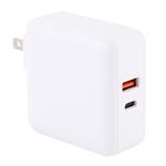 PD65W-A6 PD 65W 90 Degrees Foldable Pin Portable Multi-function USB Quick Charger, US Plug(White)