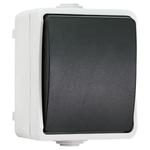 IP44 Waterproof Kitchen Bathroom Single Control Switch, EU Plug