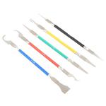 Kaisi i9801 CPU Professional Mobile Phone / Tablet Plastic Disassembly Rods Crowbar Repairing Tool Kits