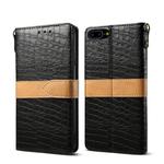Leather Protective Case For iPhone 8 Plus & 7 Plus(Black)