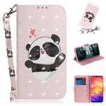 3D Coloured Drawing Horizontal Flip Leather Case with Holder & Card Slots & Wallet For Galaxy S10e(Love  Panda)