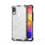 Shockproof Honeycomb PC +TPU protective For Redmi Note 7(White)
