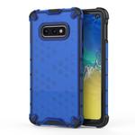 Shockproof Honeycomb PC+TPU Protective Case for Galaxy S10e(Blue)