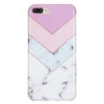 TPU Protective Case For iPhone 8 Plus & 7 Plus(Stitching Tricolor )
