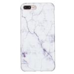 TPU Protective Case For iPhone 8 Plus & 7 Plus(White Marble)