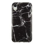 For iPhone XR TPU Protective Case(Black Marble)
