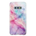 TPU Protective Case For Galaxy S10e(Pink Green Marble)