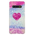 TPU Protective Case For Galaxy S10(Red Heart)