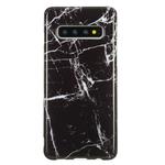 TPU Protective Case For Galaxy S10(Black Marble)