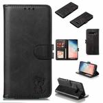 Leather Protective Case For Galaxy S10 Plus(Black)
