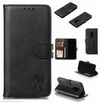 Leather Protective Case for Galaxy S9 Plus(Black)