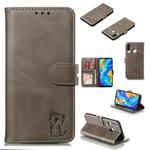 Leather Protective Case For Huawei P30 Lite(Gray)