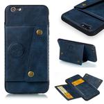 Leather Protective Case For iPhone 6 Plus & 6s Plus(Blue)