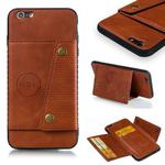 Leather Protective Case For iPhone 6 Plus & 6s Plus(Brown)