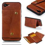 Leather Protective Case For iPhone SE 2020 & 8 & 7(Brown)