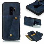 Leather Protective Case for Galaxy S9 Plus(Blue)