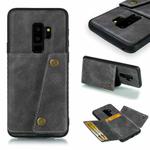 Leather Protective Case for Galaxy S9 Plus(Gray)