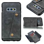 Leather Protective Case For Galaxy S10e(Gray)