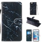 Leather Protective Case For iPhone 6 & 6s(Black Marble)