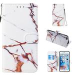 Leather Protective Case For iPhone 6 Plus & 6s Plus(White Gold Marble)