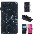 Leather Protective Case For Huawei P30(Black Marble)