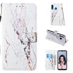 Leather Protective Case For Huawei P30 Lite(White Marble)