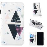 Leather Protective Case For Huawei P30 Pro(Trigonal Marble)