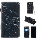Leather Protective Case For Huawei P30 Pro(Black Marble)