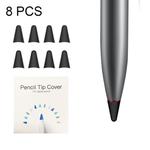8 PCS Non-slip Mute Wear-resistant Nib Cover for M-pencil Lite (Black)