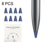 8 PCS Non-slip Mute Wear-resistant Nib Cover for M-pencil Lite (Blue)