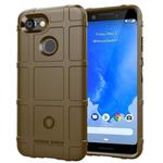 Full Coverage Shockproof TPU Case for Google Pixel 3(Brown)