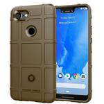 Full Coverage Shockproof TPU Case for Google Pixel 3 XL(Brown)