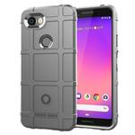 Full Coverage Shockproof TPU Case for Google Pixel 3 Lite (Grey)