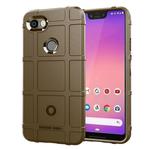 Full Coverage Shockproof TPU Case for Google Pixel 3 Lite XL (Brown)