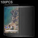 100 PCS 9H 2.5D Tempered Glass Film for Google Pixel 3