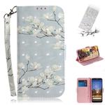 3D Painting Mognolia Pattern Coloured Drawing Horizontal Flip Leather Case for Google Pixel 3a XL, with Holder & Card Slots & Wallet