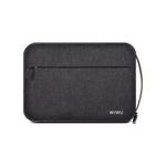 WIWU Portable Waterproof Multi-functional Headphone Charger Data Cable Storage Bag , Size: 25.5x18.5x7cm(Black)